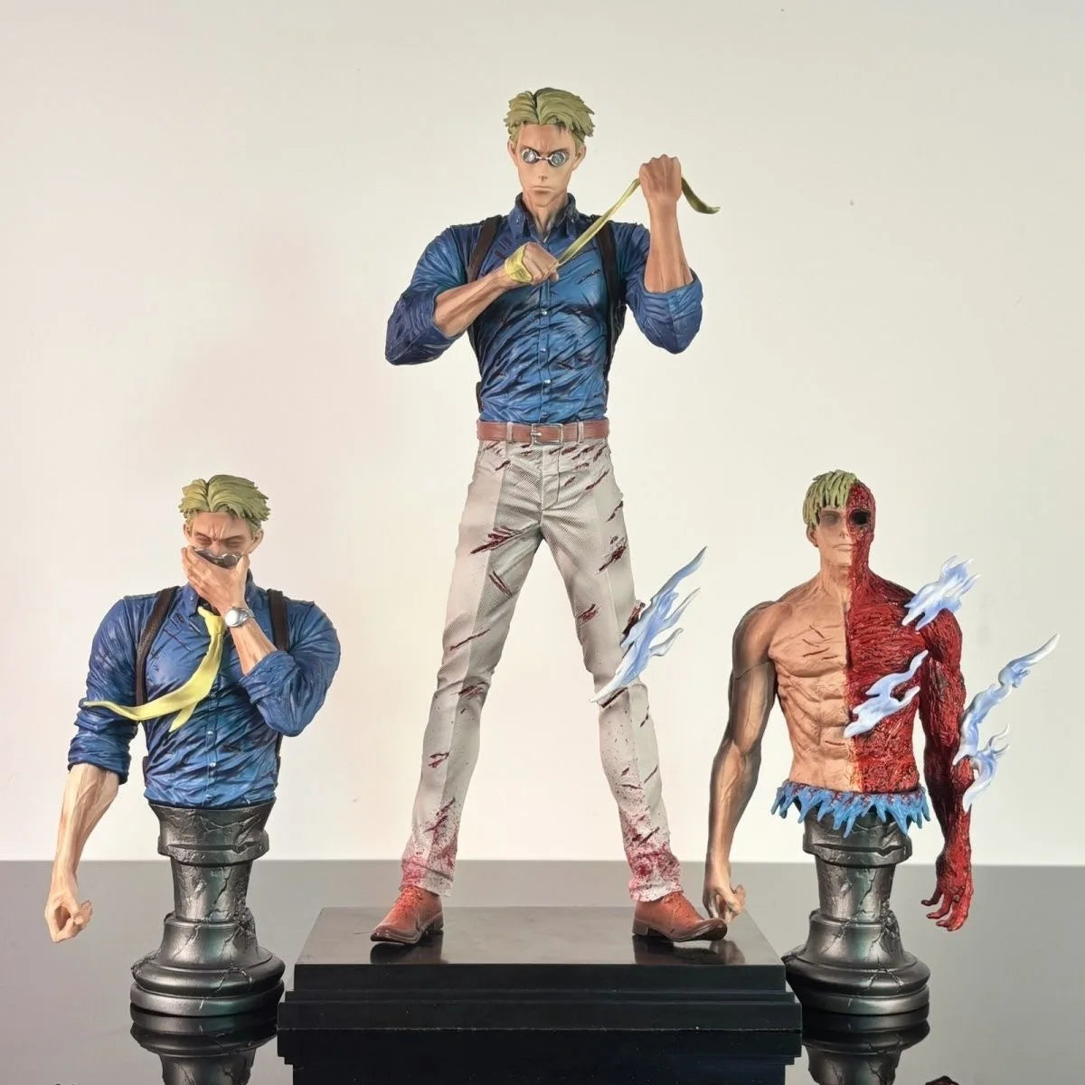 Figura Kento Nanami - Jujutsu Kaisen | Premium 3 Cabezas 32cm