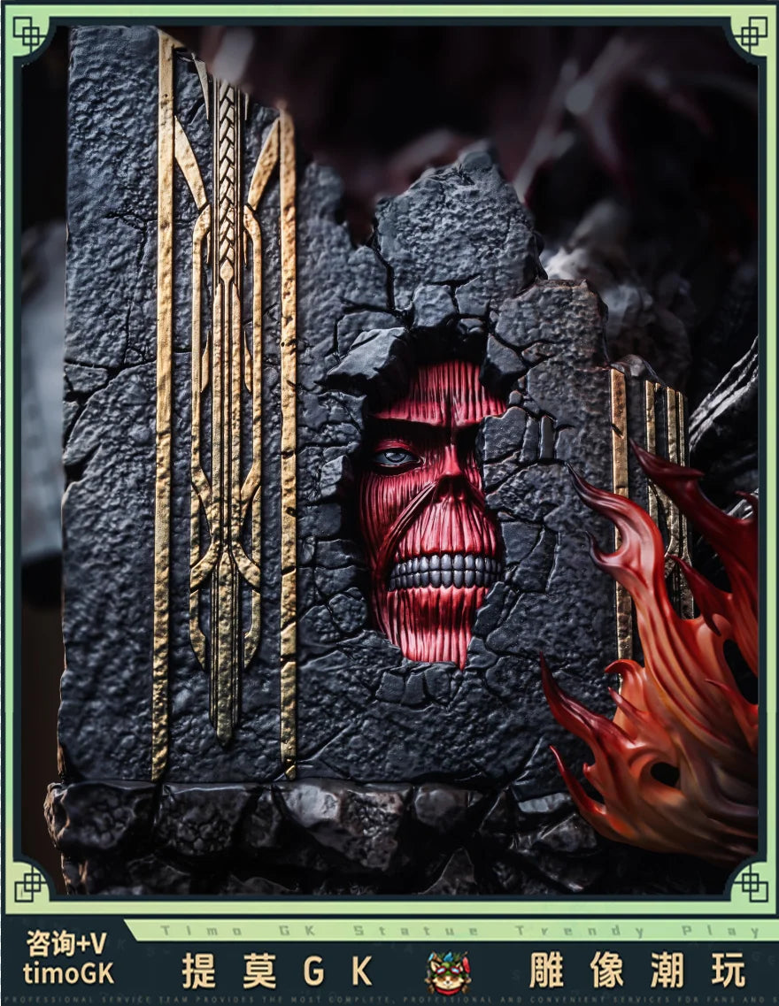 Figura Eren Jaeger Titán de Ataque - Ataque a los Titanes | Hertz Studio GK 73cm