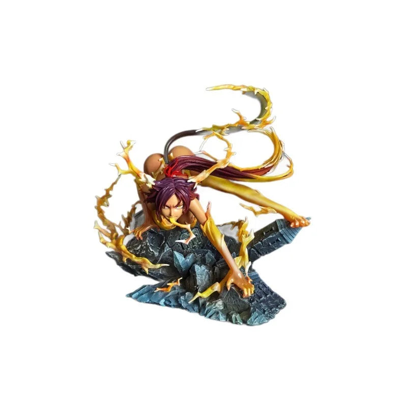 Figura Yoruichi Shihouin Shunko - Bleach | GK Estatua Diorama 23cm
