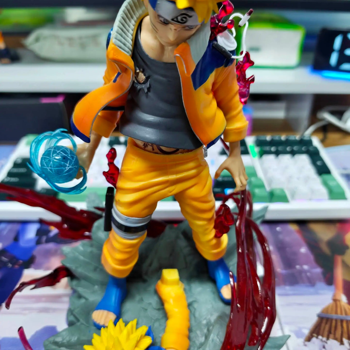 Nuevo Naruto Shippuden Premium Gk nueve colas independiente serie juvenil Naruto Uzumaki cabeza intercambiable figura coleccionable regalo
