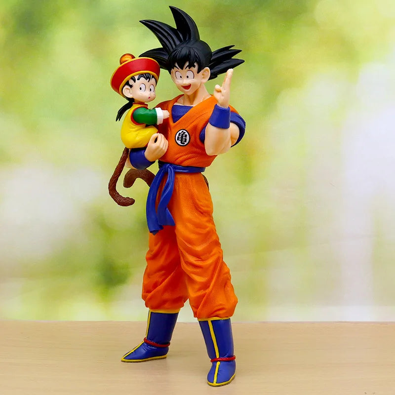 Figura Son Goku y Son Gohan - Dragon Ball | Estatuilla PVC 30cm