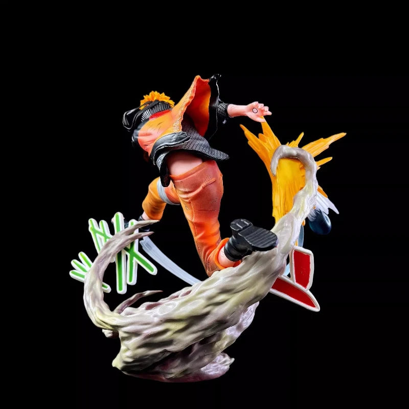 Figura Naruto Uzumaki - Naruto | Naruto Uzumaki en Modo Sabio con doble cabeza intercambiable 22cm