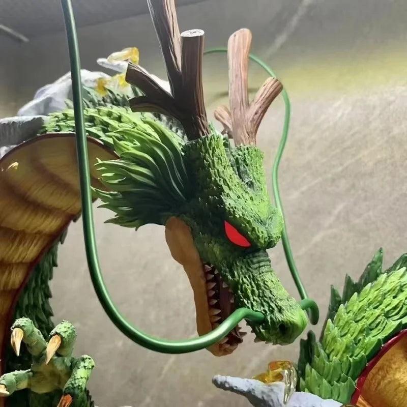 Figura Son Goku y Shenron - Dragon Ball | Estatua con LED 53cm