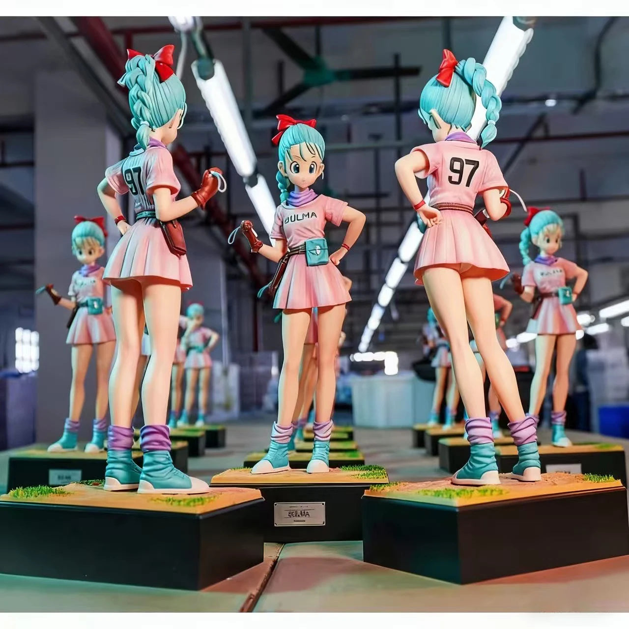 Figura Bulma y Lunch - Dragon Ball Z | JT Estatua PVC 18cm