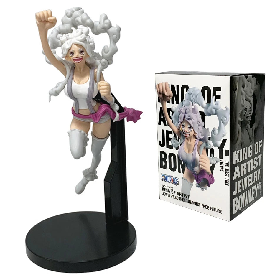 Figura de Personaje de Dibujos Animados del Rey Pirata de 21 cm, Figura de Nikaponi, Modelo de PVC, Juguete Periférico de Anime, Decoraciones, Regalo de Cumpleaños