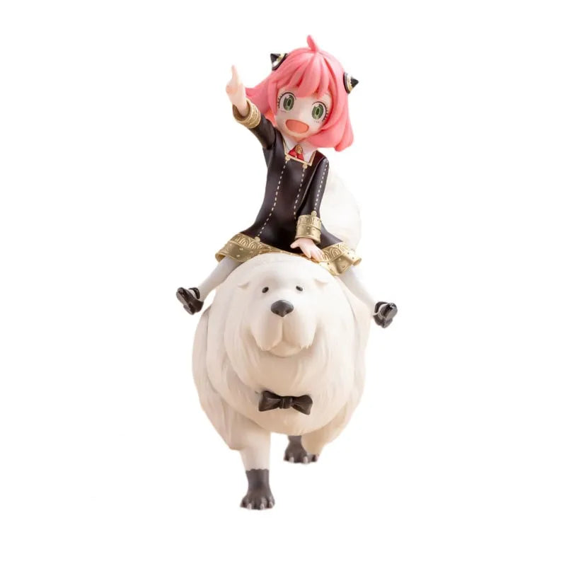 Figura Anya Forger con Bond - Spy x Family | Kawaii Sentada 14cm
