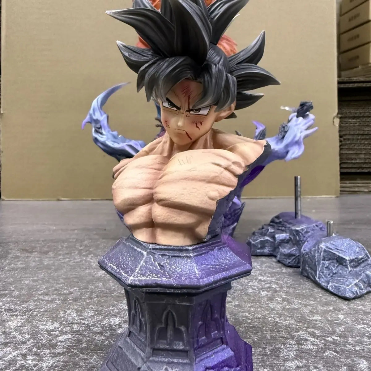 Figura Son Goku Migatte no Gokui - Dragon Ball | LK Studio 43cm
