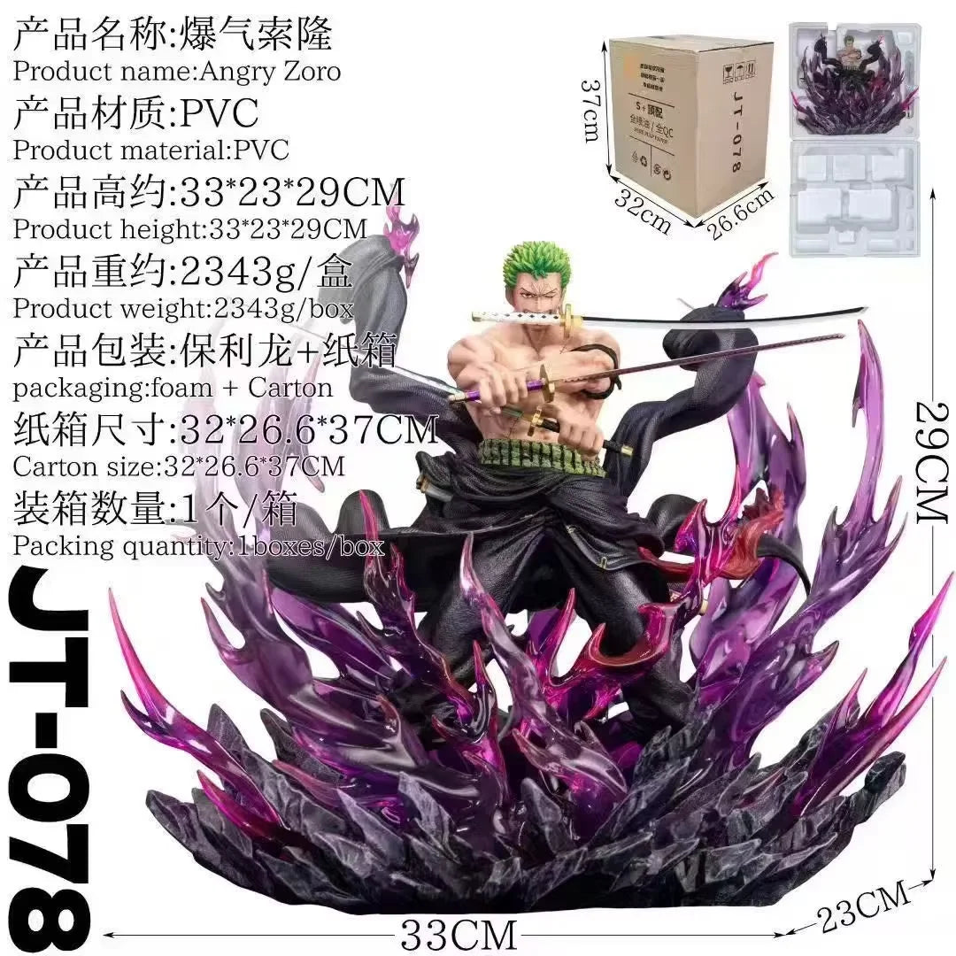 Figura Roronoa Zoro - One Piece | JT Studio Tianhui 29cm