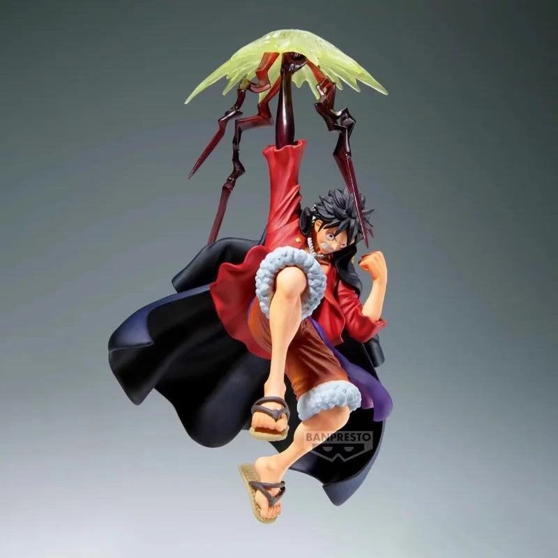 Figura Luffy - One Piece | Luffy en pose de combate, colección Battle Record