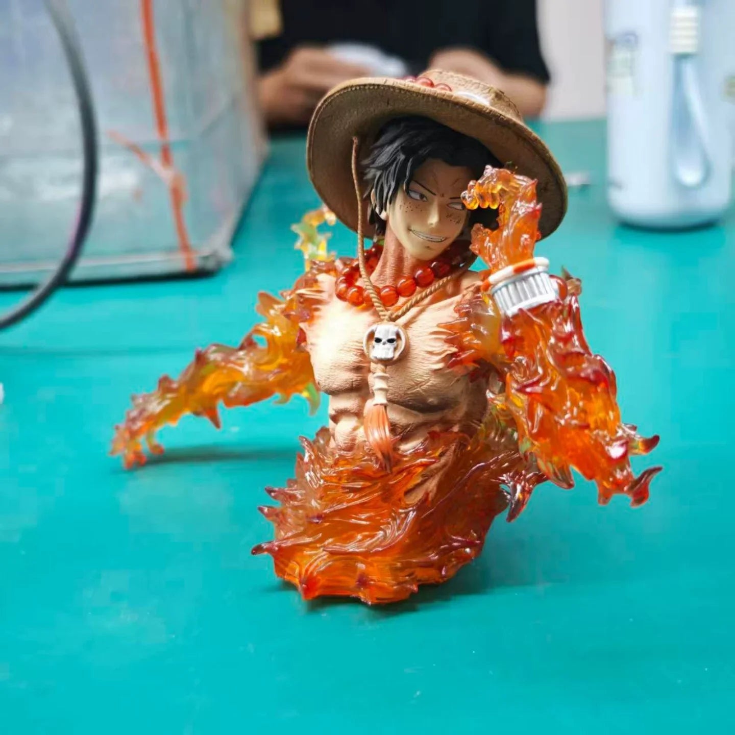Figura Portgas D. Ace Luminosa - One Piece | Versión LED