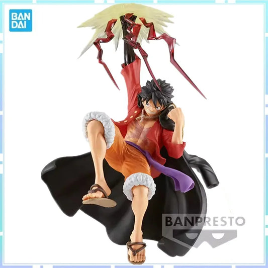 Figura Luffy - One Piece | Luffy en pose de combate, colección Battle Record