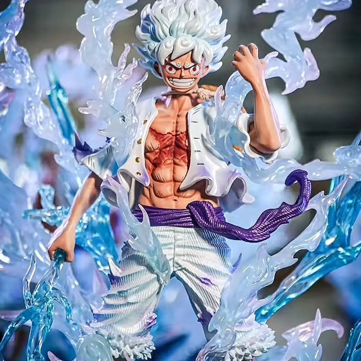 Figura Luffy Gear 5 Nika - One Piece | Dios del Sol 30cm
