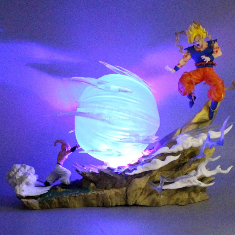 Son Goku Vs Majin Buu Anime Figure Dragon Ball Z GK Action Figurine PVC Statue Model Doll Collection Desk Decoration Toy Gifts