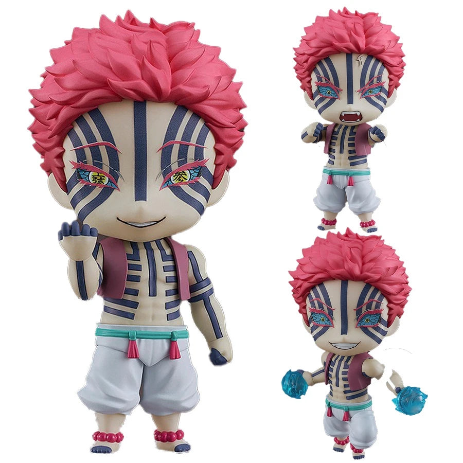 Figura Akaza - Demon Slayer | Luna Superior Tres Chibi 10cm