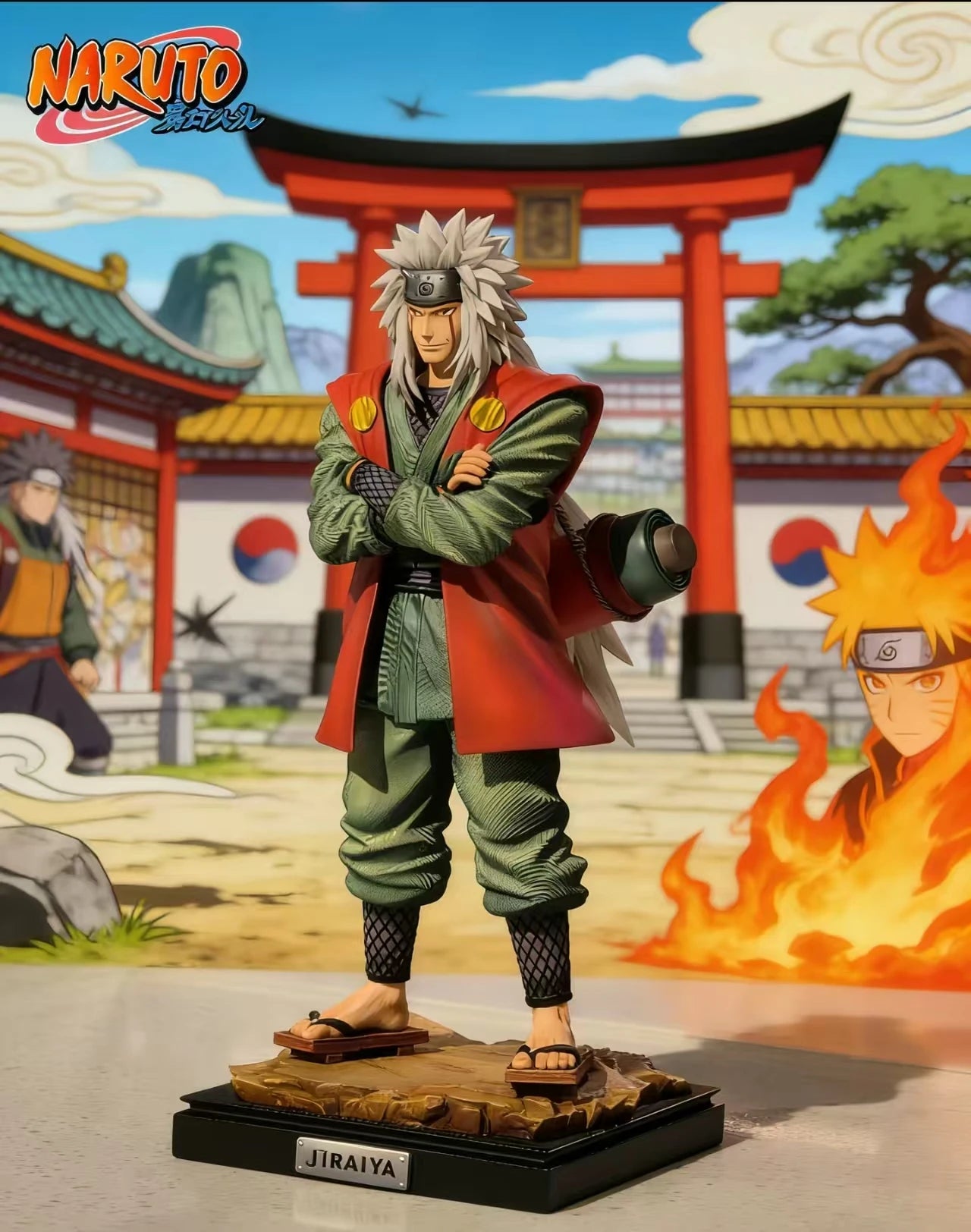 Figura Jiraiya - Naruto Shippuden | Brazos Cruzados 32cm
