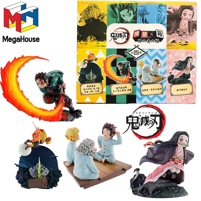 Set Diorama Demon Slayer - Kimetsu no Yaiba | MegaHouse 4 Escenas