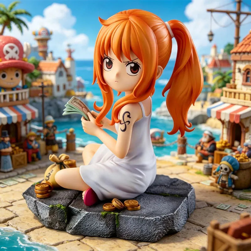 Figura Nami - One Piece | Estilo Q Chibi 11cm