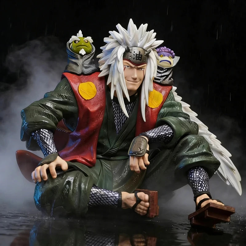 Figura Jiraiya - Naruto Shippuden | Modo Sabio Sapos Fukasaku y Shima 20cm
