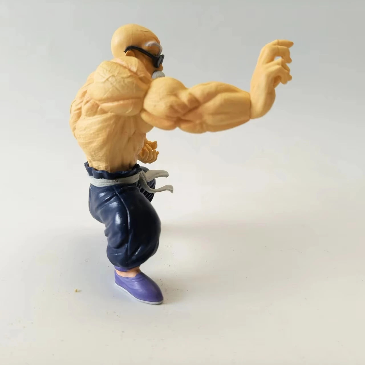 9cm Dragon Ball Master Roshi Anime Figure Muscle Series Q Version PVC Statue Action Figure Model Children Dolls Christmas Gifts