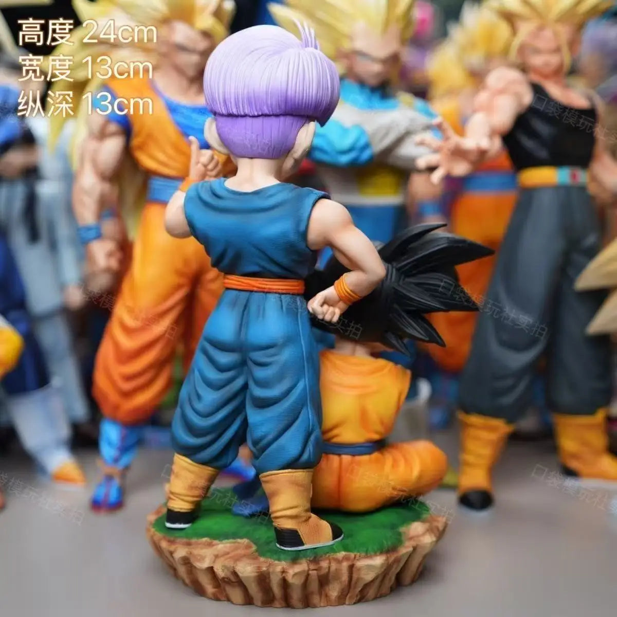 Figura Goten y Trunks Super Saiyan - Dragon Ball Z | Estatua PVC