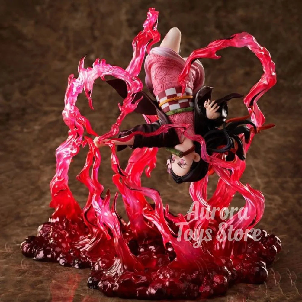 Figura Nezuko Kamado - Demon Slayer | Arte Demoníaco de Sangre 18cm