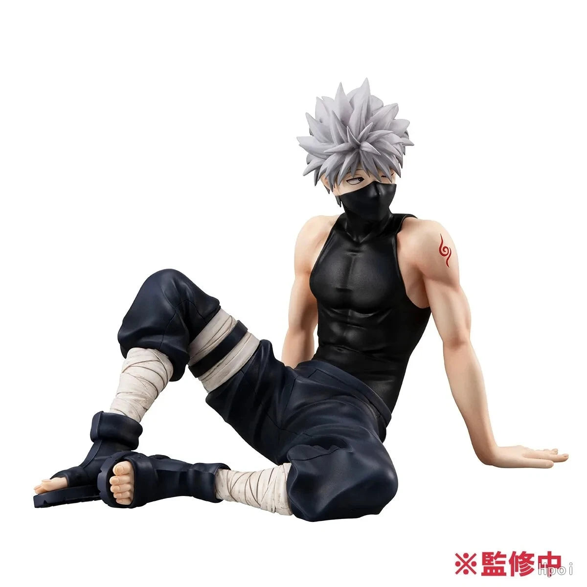 Figura Kakashi Hatake - Naruto Shippuden | Postura Sentada con Estrellas 9cm