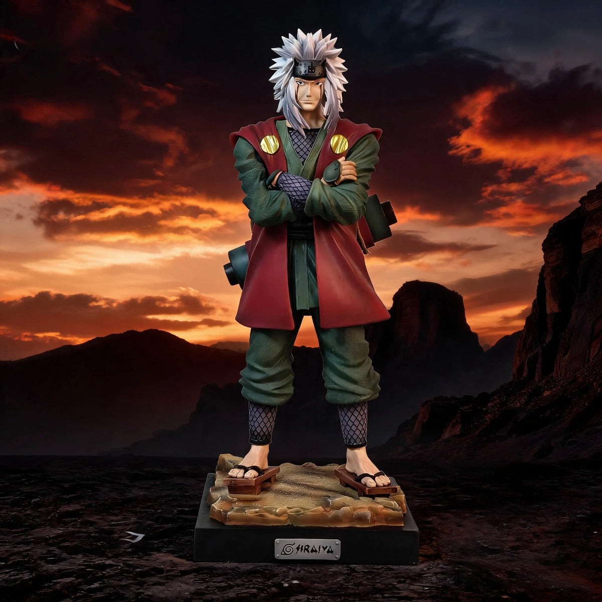 Figura Jiraiya - Naruto Shippuden | GK con peana 35cm