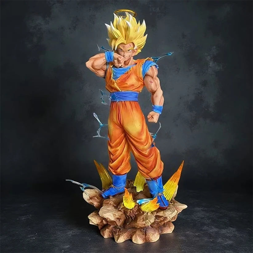 Figura Goku SSJ2 - Dragon Ball Z | Base LED Super Saiyan 2 33cm