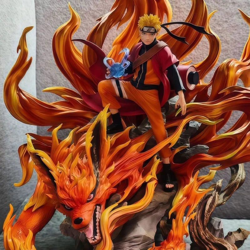 Figura Naruto Uzumaki - Naruto | Naruto Uzumaki en pose épica de gran tamaño 43cm