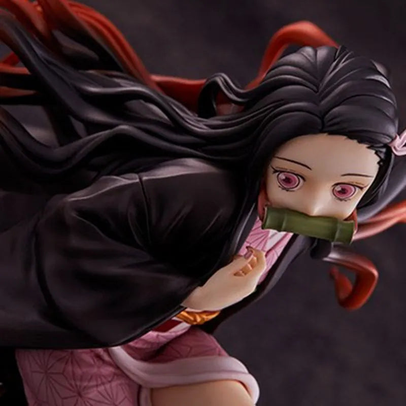Figura Nezuko Kamado - Demon Slayer | Sentada 15cm