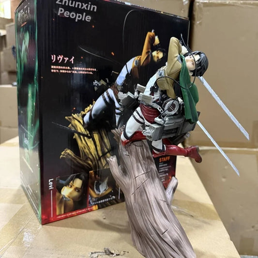 Figura Levi Ackerman - Shingeki no Kyojin | Pose de Batalla