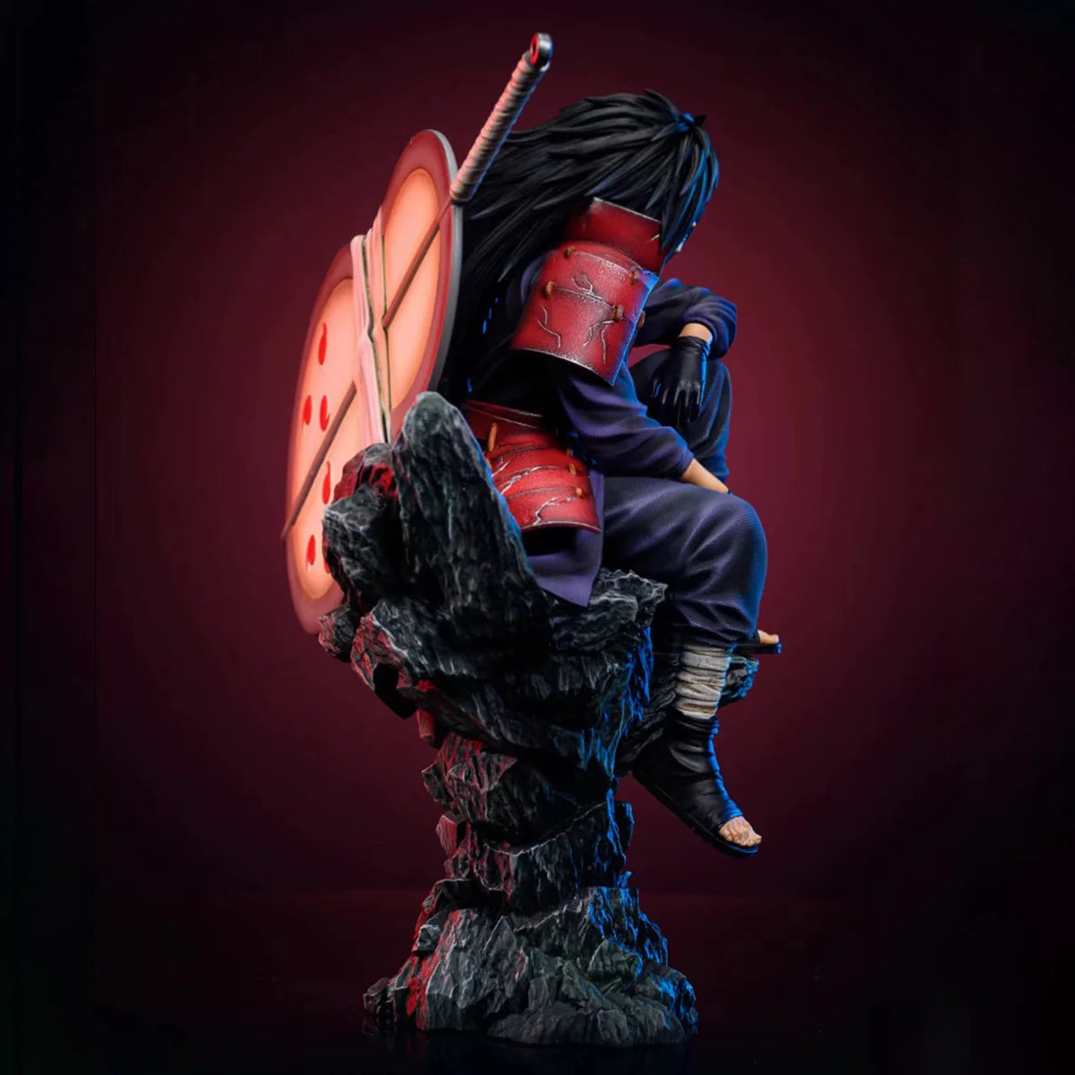 Figura Uchiha Madara - Naruto | Uchiha Madara en pose de combate 30cm