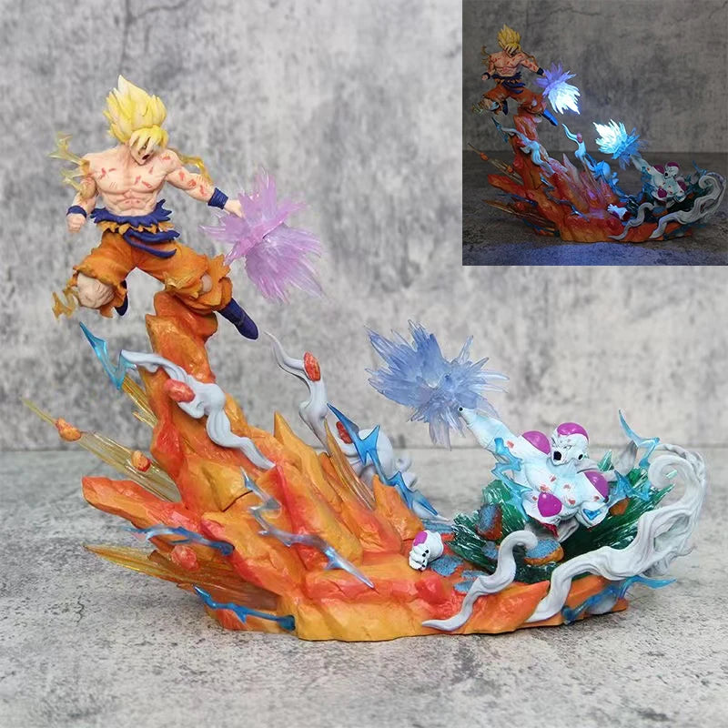 Figura Son Goku vs Freezer - Dragon Ball Z | Diorama 21cm
