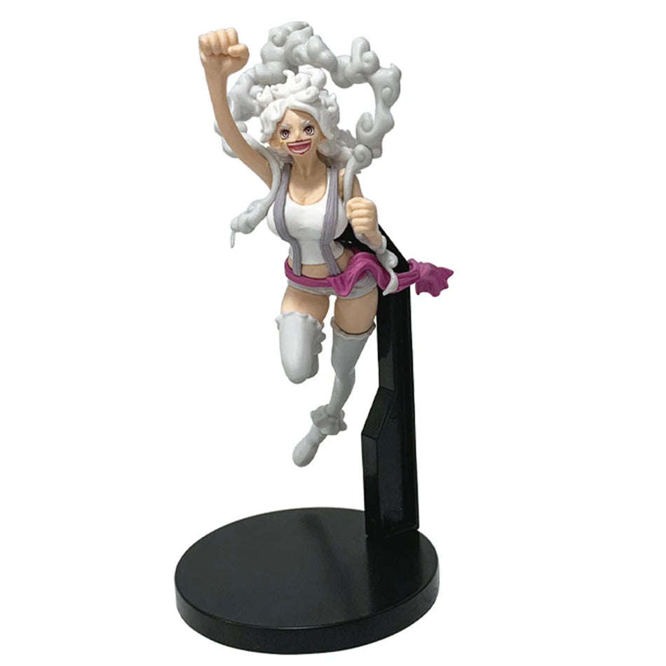 Figura de Personaje de Dibujos Animados del Rey Pirata de 21 cm, Figura de Nikaponi, Modelo de PVC, Juguete Periférico de Anime, Decoraciones, Regalo de Cumpleaños