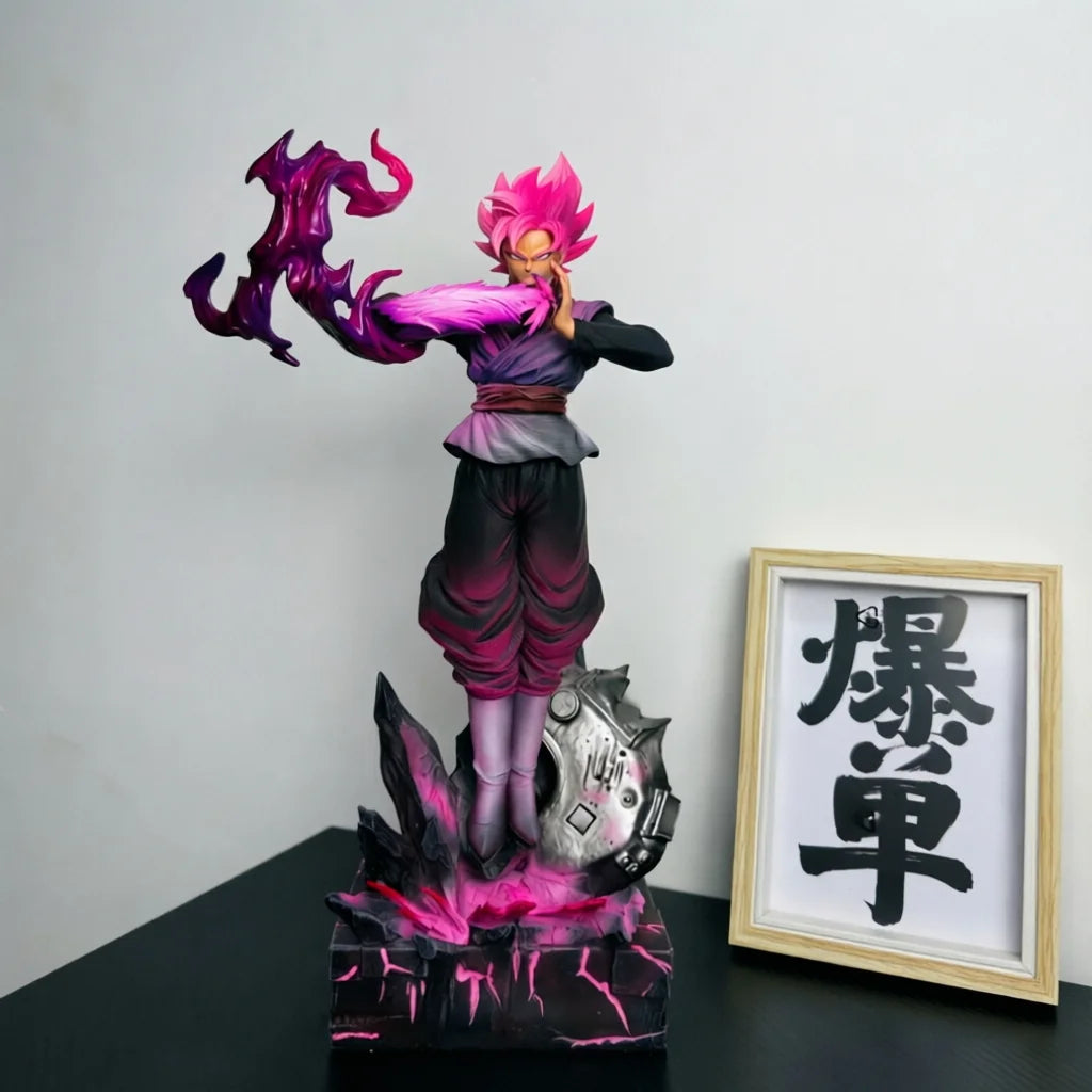 Figura Goku Black Super Saiyan Rosé - Dragon Ball Super | JT Studio 38cm