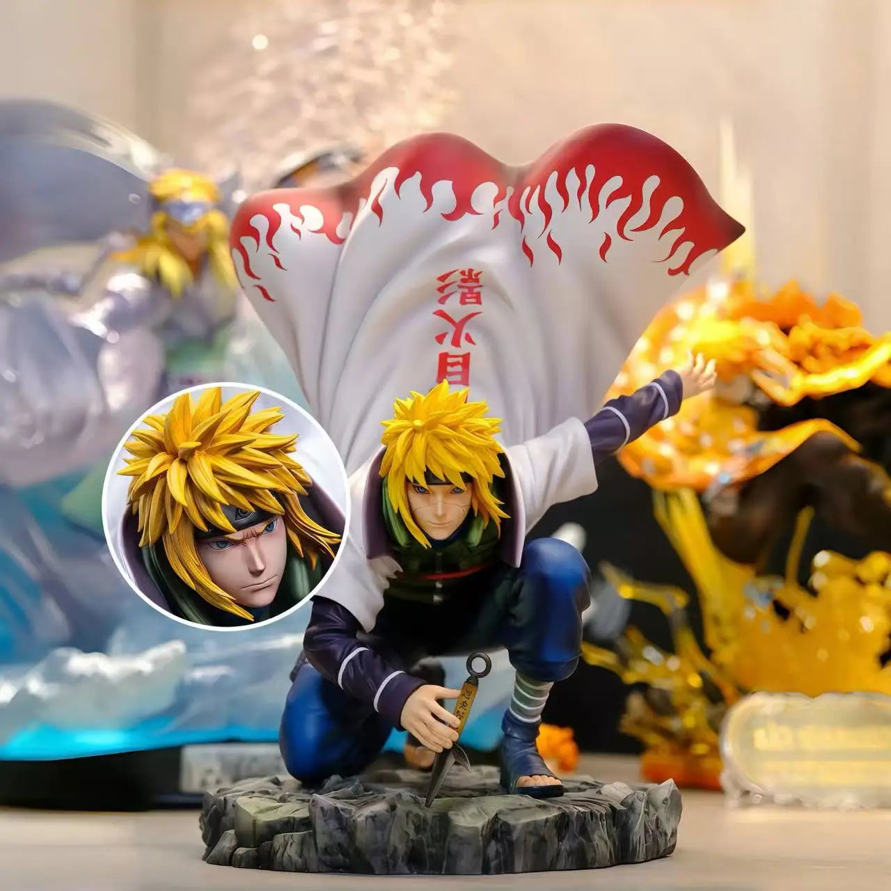 Figura Minato Namikaze - Naruto | "Llego Tarde" GK 21cm