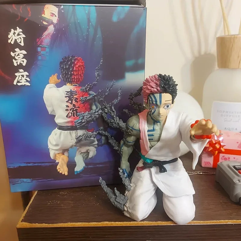 Figura Akaza - Kimetsu no Yaiba | Repent Before Death 15cm