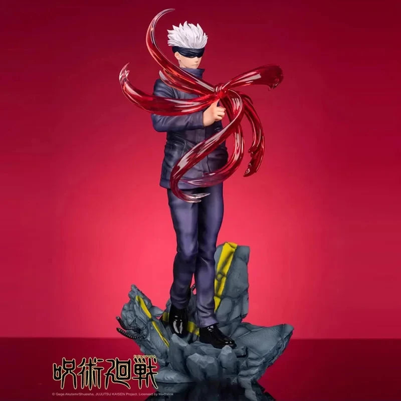 Jujutsu Kaisen Anime Figure Kaisen Gojo Satoru Kids Toys Action Figure 30cm Pvc Model Statue Collection Doll Kid Christmas Gift