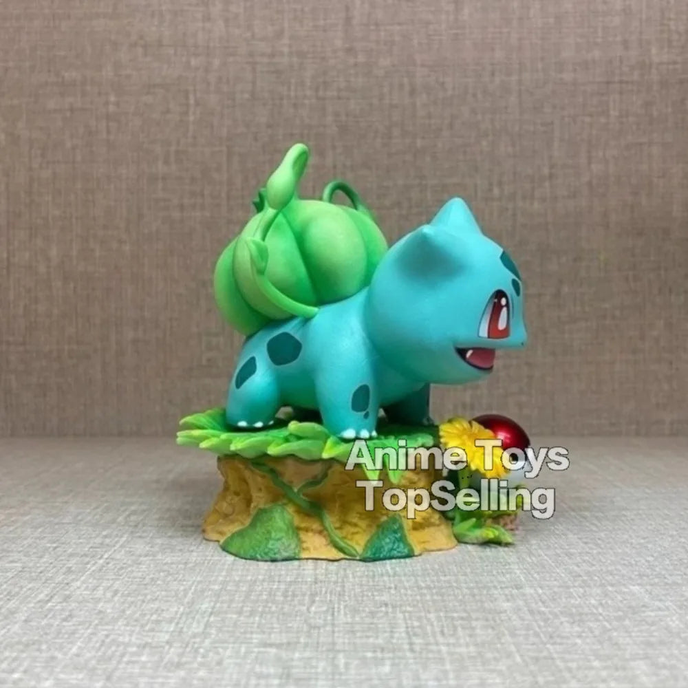 Figura Bulbasaur - Pokémon | Base con Poké Ball 10cm