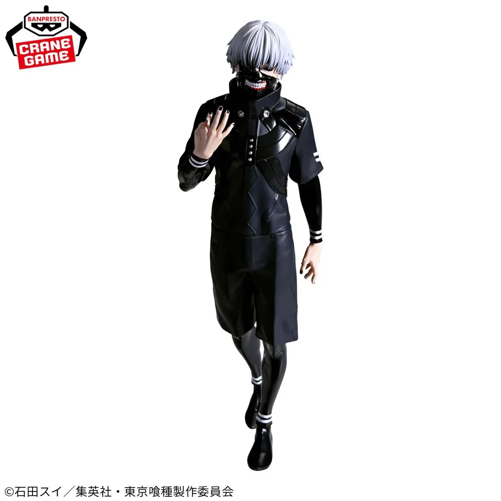 En Stock Bandai Original Banpresto Anime Tokyo Ghoul Grandista Kaneki Ken 27cm modelo juguetes figura cumpleaños regalo de Navidad