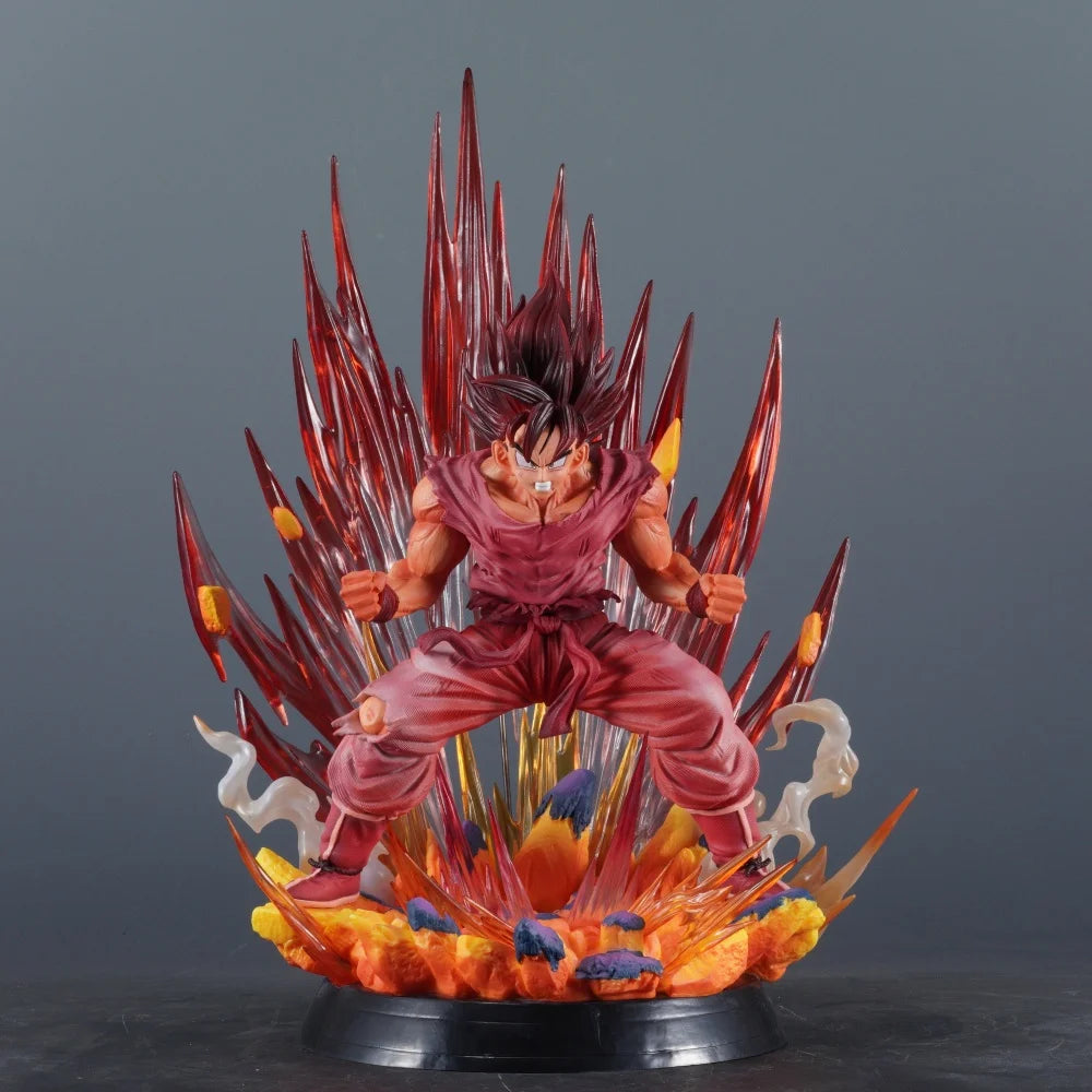 Figura Son Goku Kaioken - Dragon Ball Z | Estatua GK 38cm