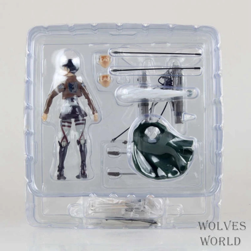 Figura Levi Ackerman - Attack on Titan | Espadas Desmontable 14cm
