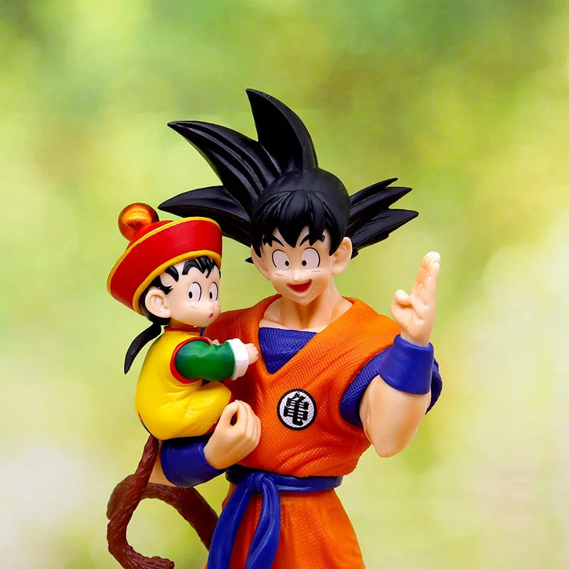 Figura Son Goku y Son Gohan - Dragon Ball | Estatuilla PVC 30cm