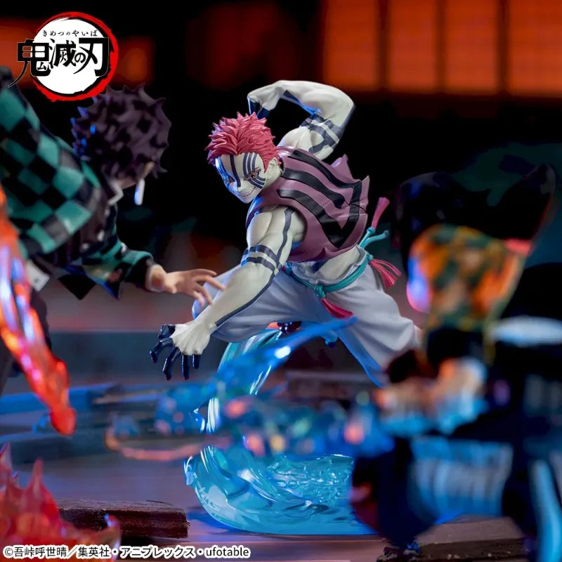 Figuras Tanjiro, Giyu y Akaza - Guardianes de la Noche | SEGA XrossLink 14cm