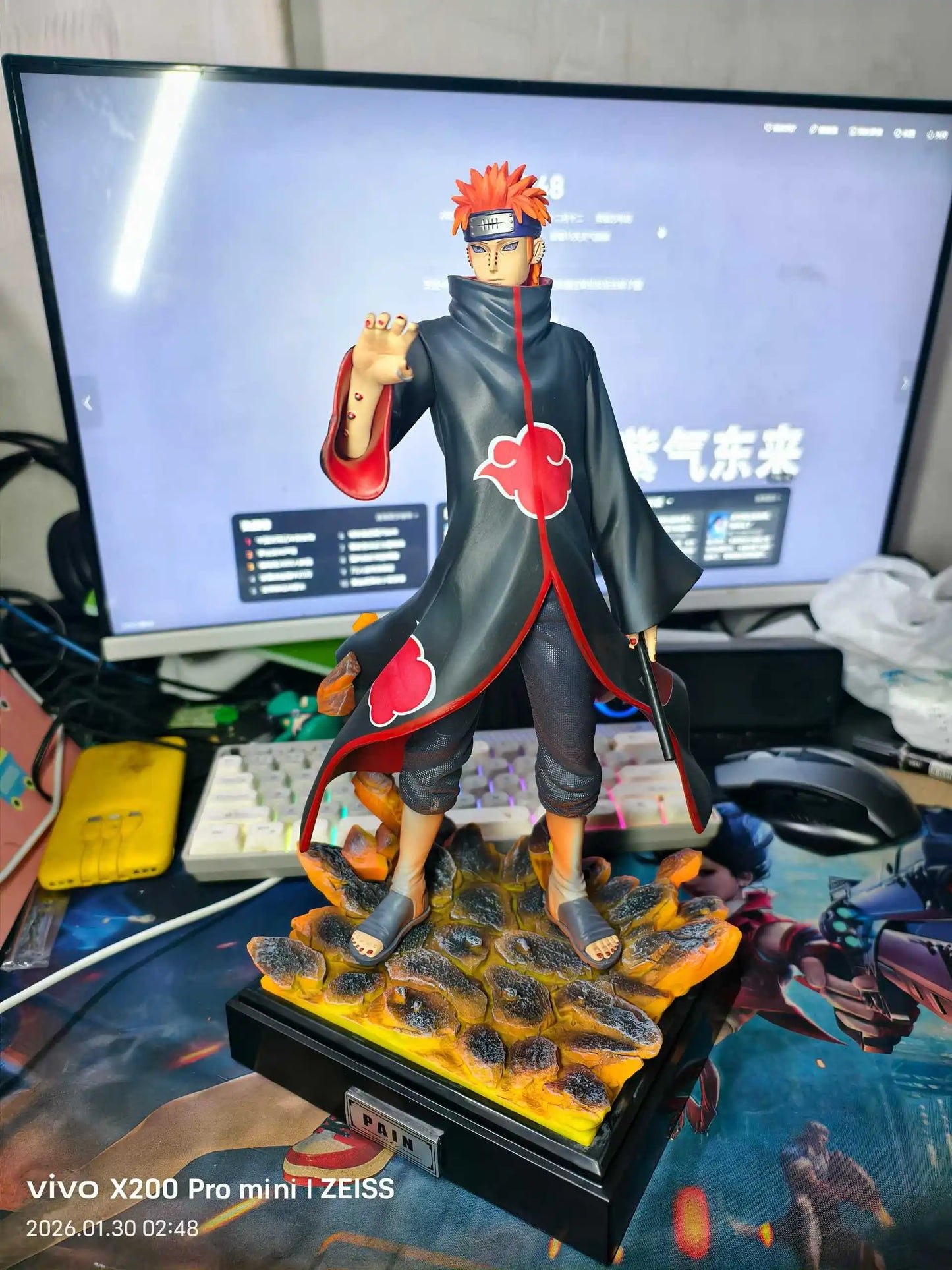 Figura Pain - Naruto Shippuden | Líder Akatsuki 33cm