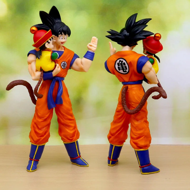 Figura Son Goku y Son Gohan - Dragon Ball | Estatuilla PVC 30cm