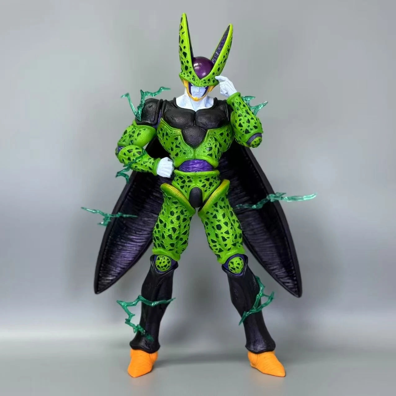 Figura Cell Perfecto - Dragon Ball Z | Estatua GK Efectos Energía 35cm
