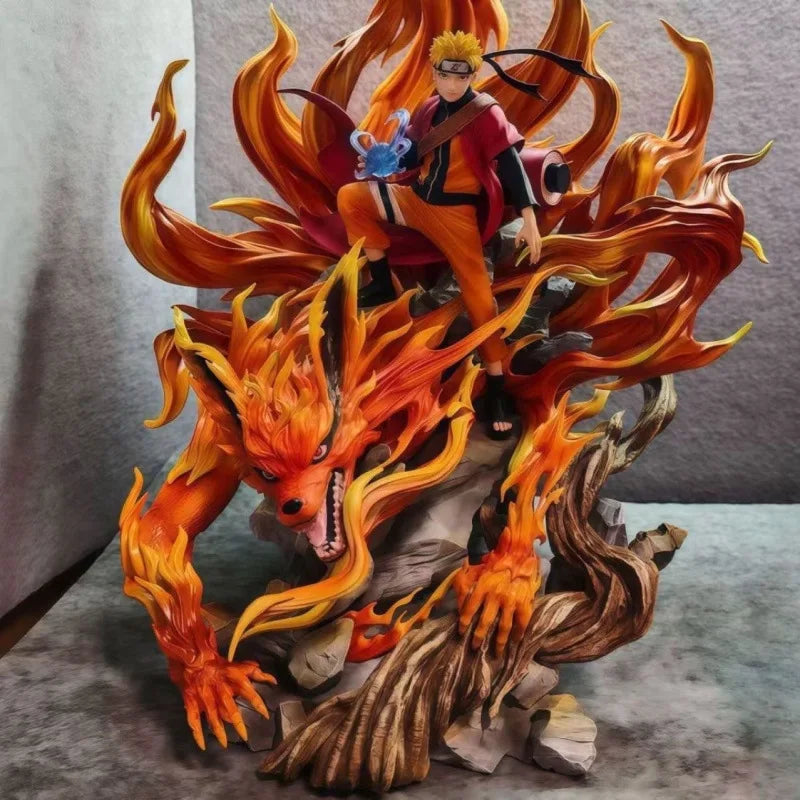 Figura Naruto Uzumaki - Naruto | Naruto Uzumaki en pose épica de gran tamaño 43cm