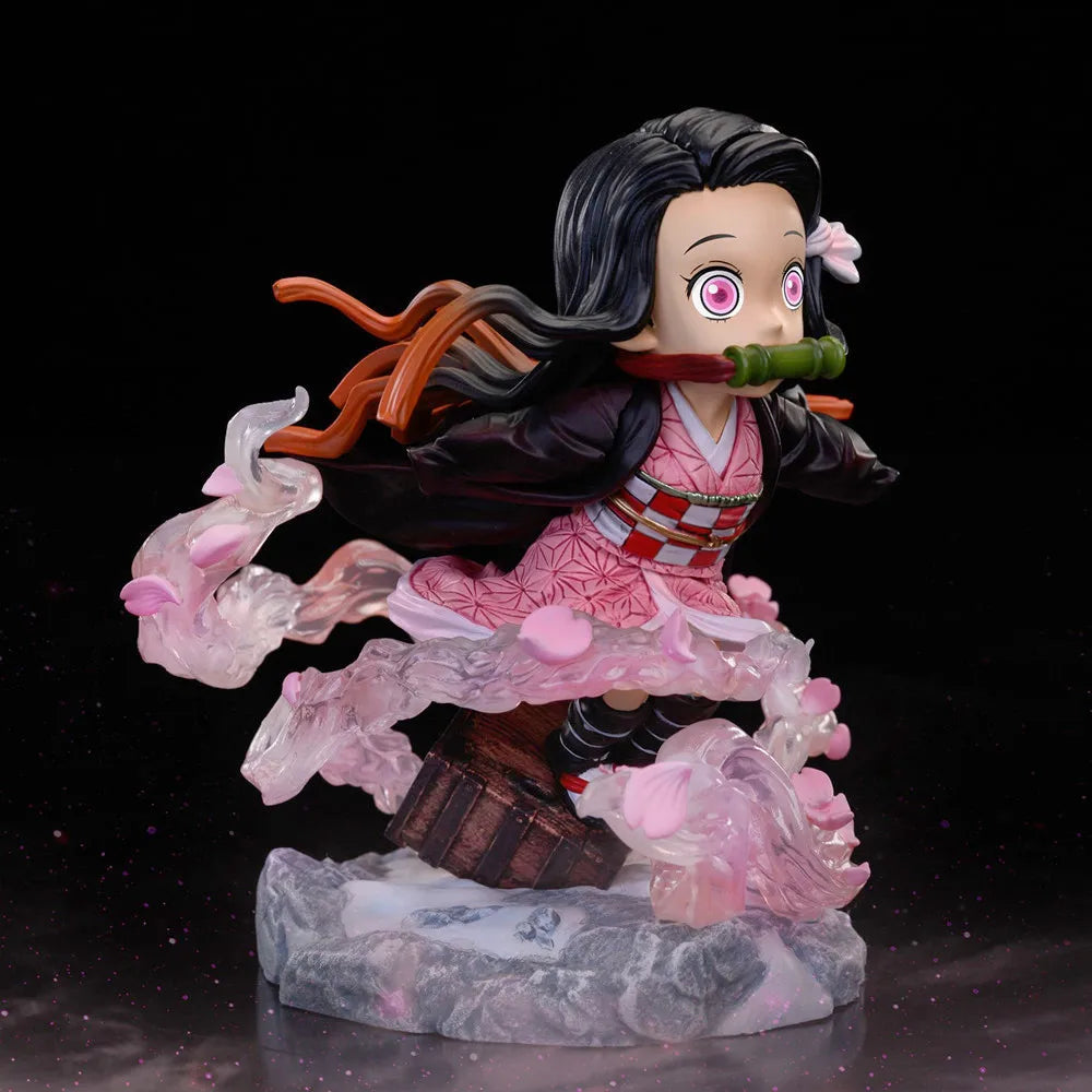 Figura Nezuko Kamado / Kyojuro Rengoku chibi - Demon Slayer | G5 Studio PVC 7-10cm