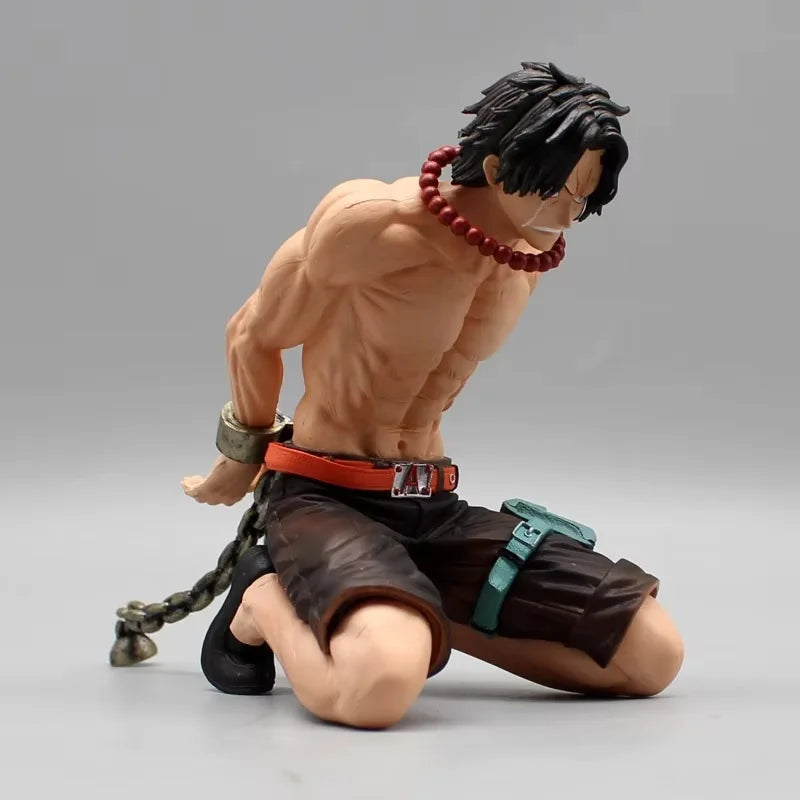 Figura de Portgas D Ace de One Piece de 13cm, estatua de Manga de escritorio de eje GK, figura de acción de Pvc, juguete de modelos coleccionables para regalo